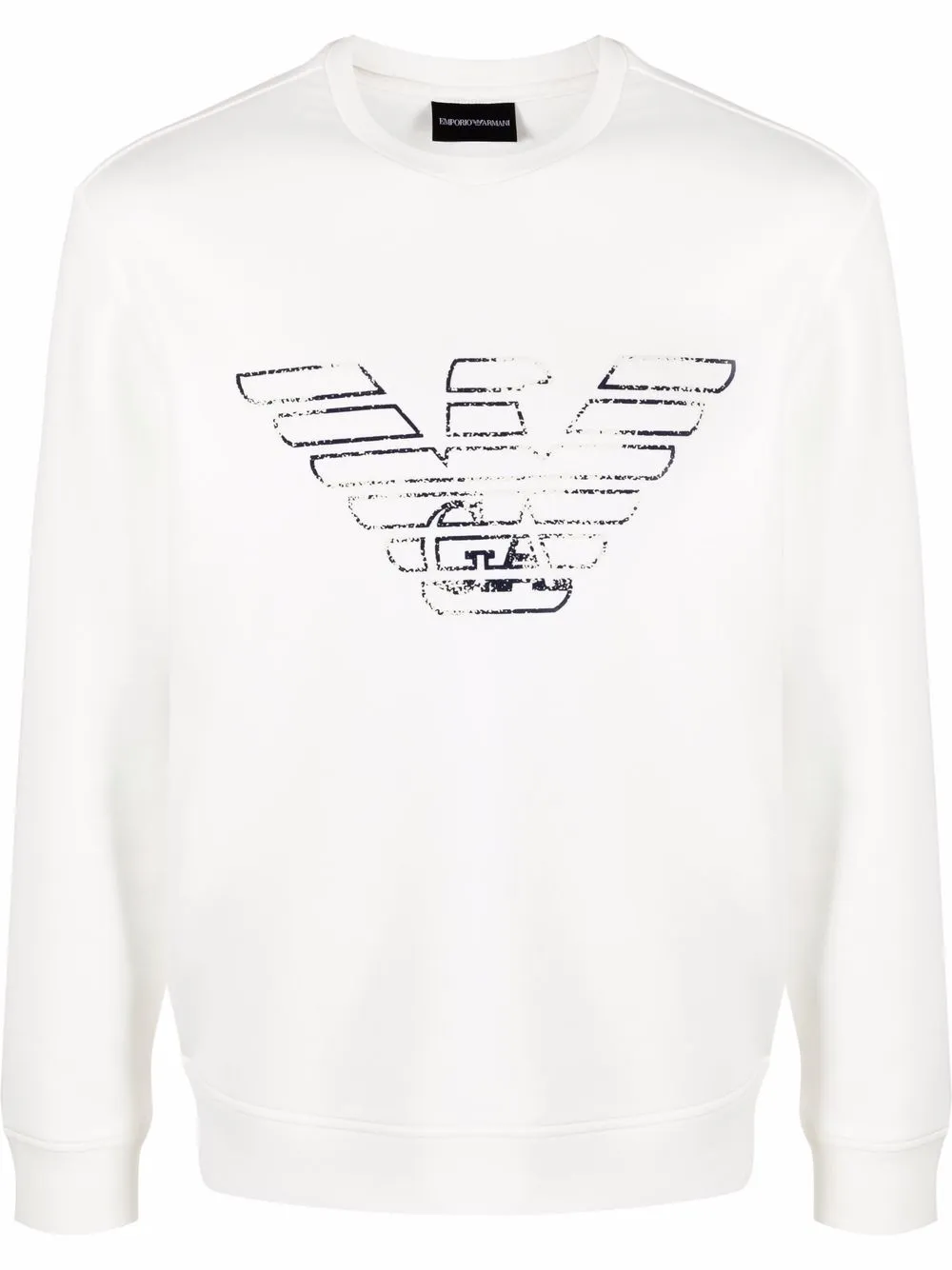

Emporio Armani suéter con logo estampado - Blanco