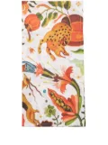 La DoubleJ Jungle Book set of two large napkins - White