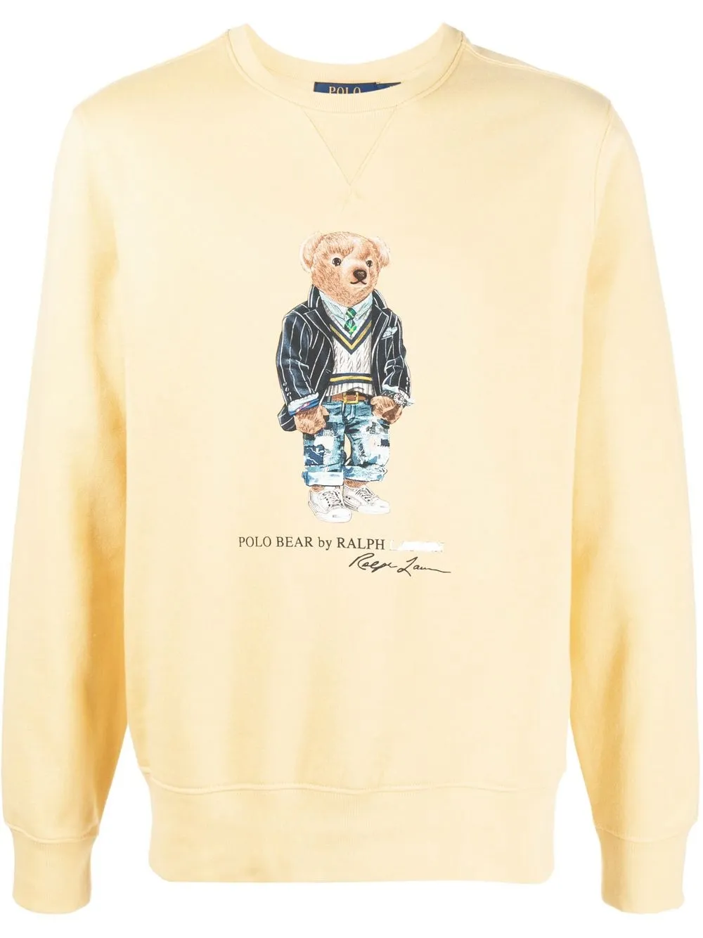 

Polo Ralph Lauren sudadera con oso estampado - Amarillo