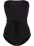 ERES drawstring strapless swimsuit - Brown