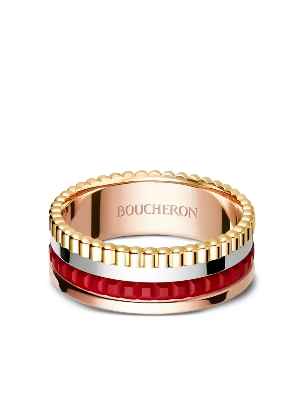 Boucheron Quatre Red Edition リング 18Kゴールド - ゴールドトーン Boucheron Quatre Red Edition リング 18Kゴールド - ゴールドトーン
