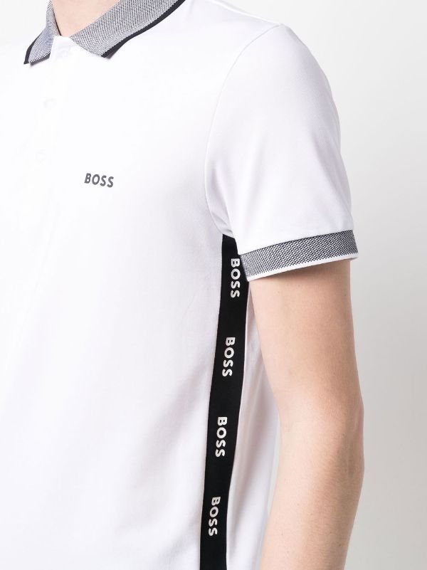 hugo boss tape polo shirt