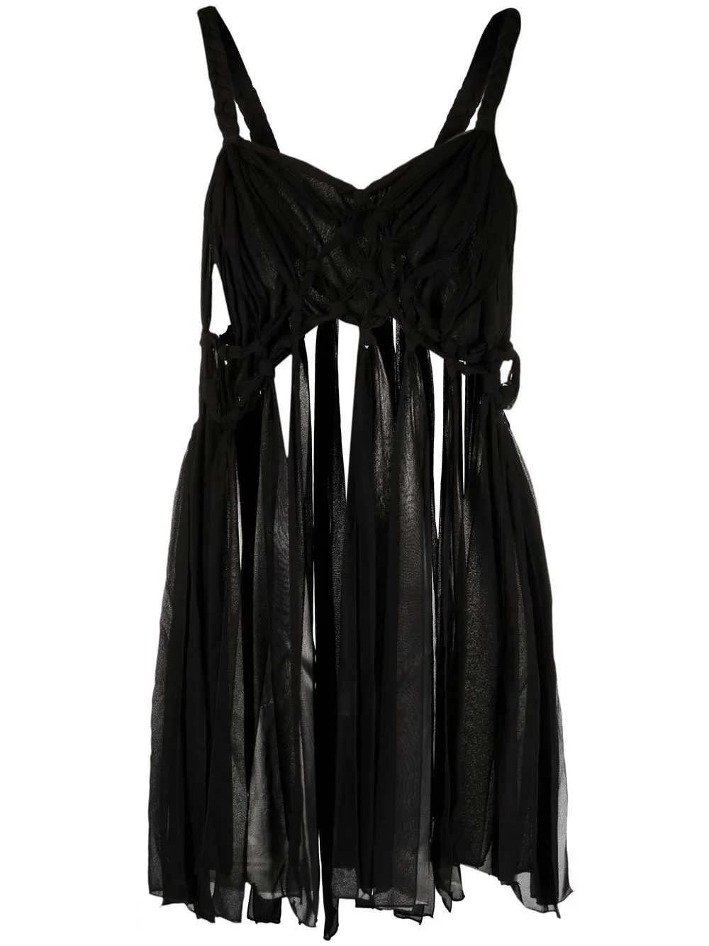 

Giuseppe Di Morabito vestido con detalle de borlas - Negro