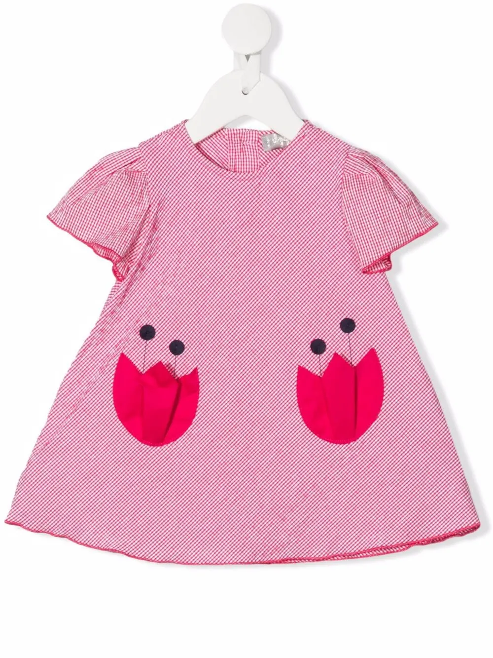 

Il Gufo vestido con bolsillo floral - Rosado