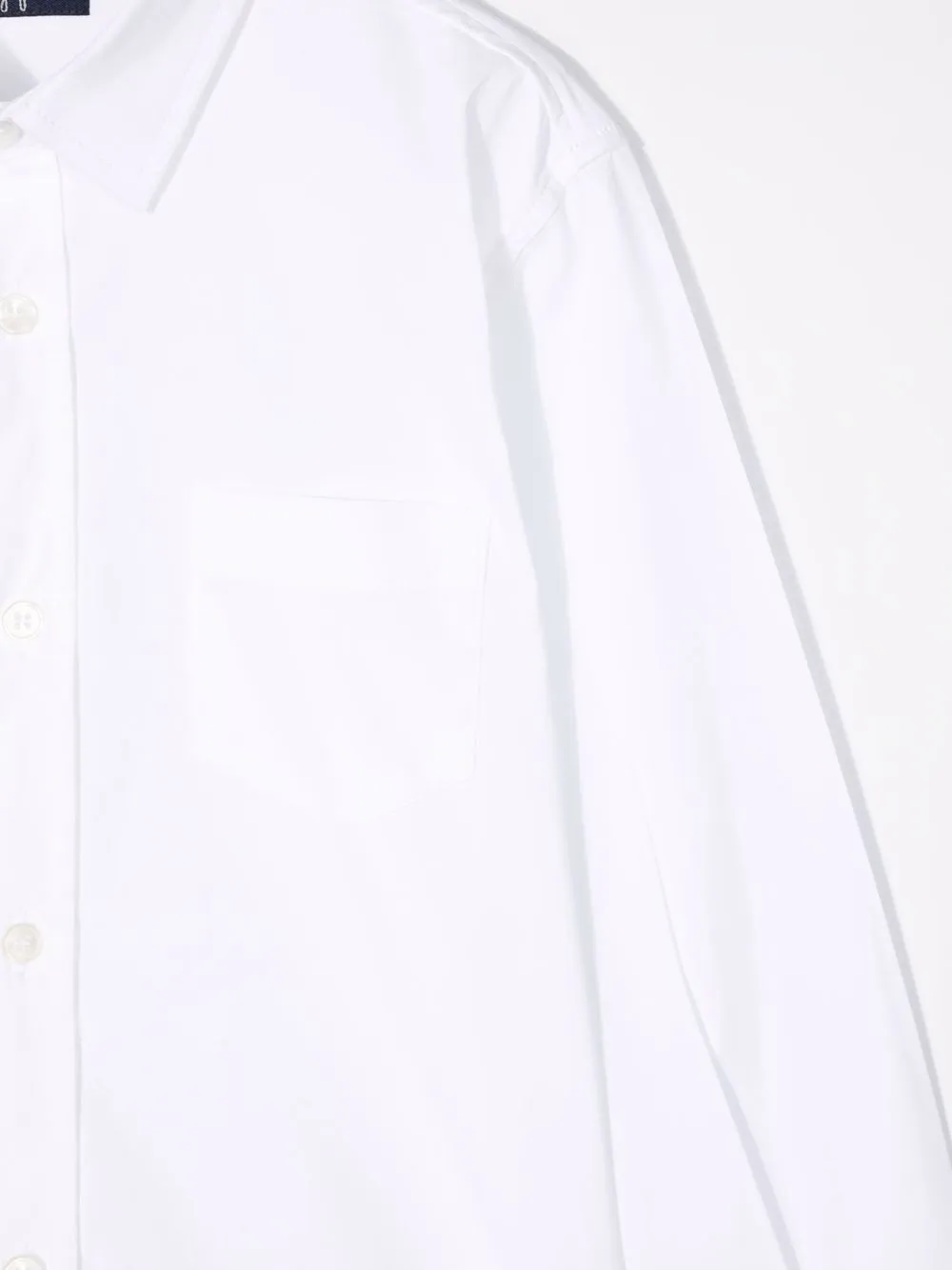  Il Gufo Chest Patch Pocket Shirt - White 
