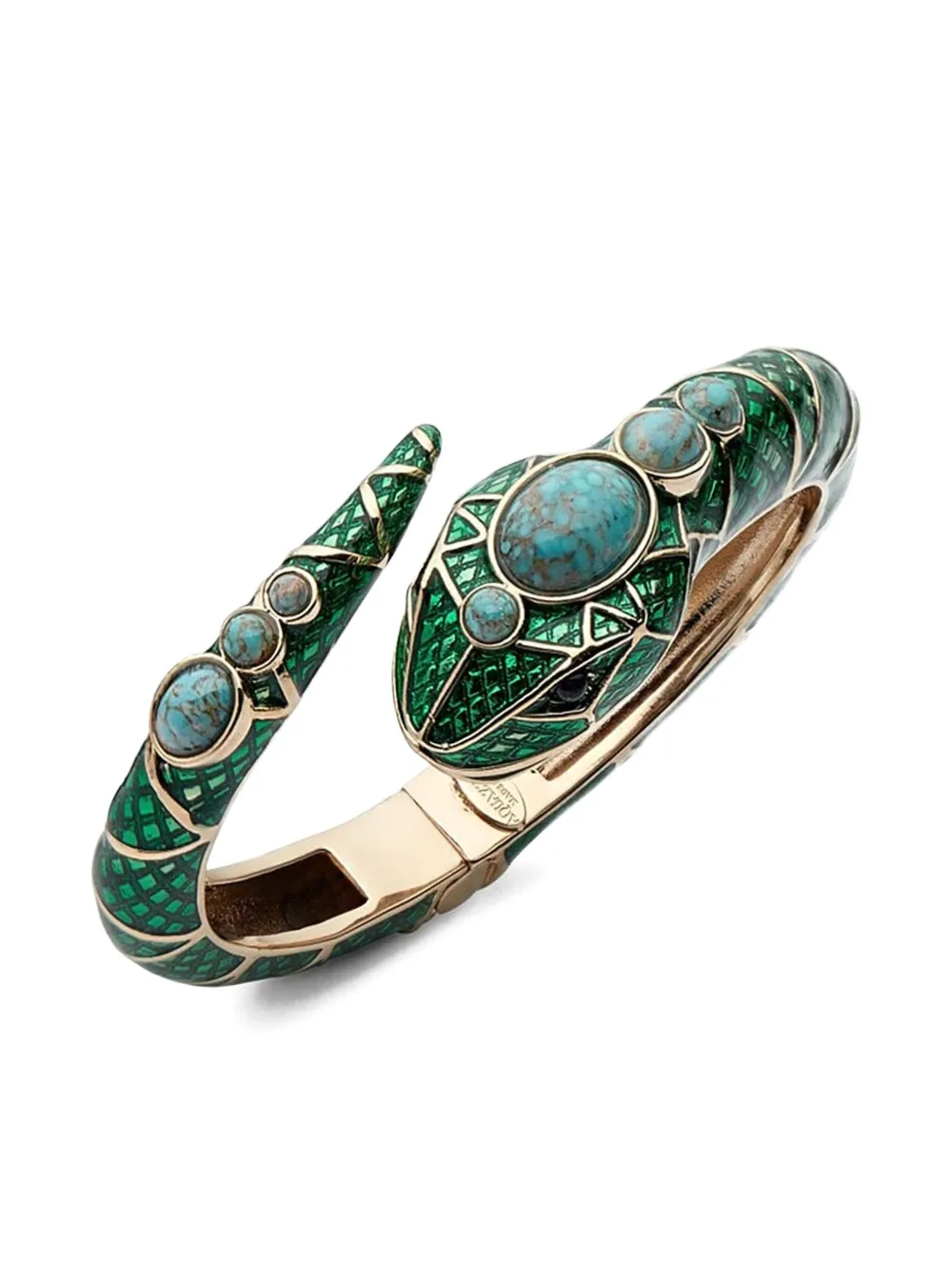 Aquazzura Serpente bangle bracelet - Groen