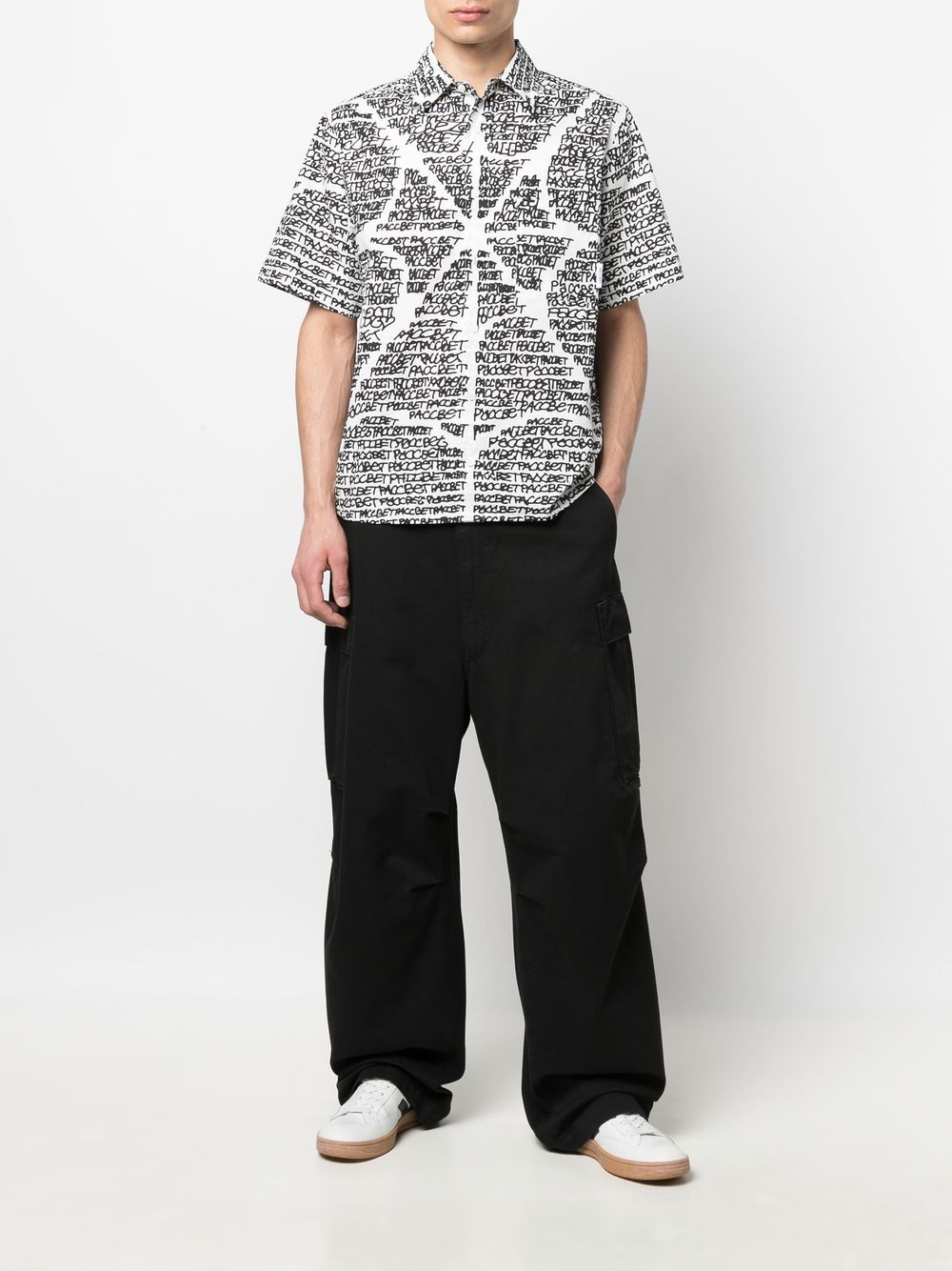 Société Anonyme logo-patch Cargo Trousers - Farfetch