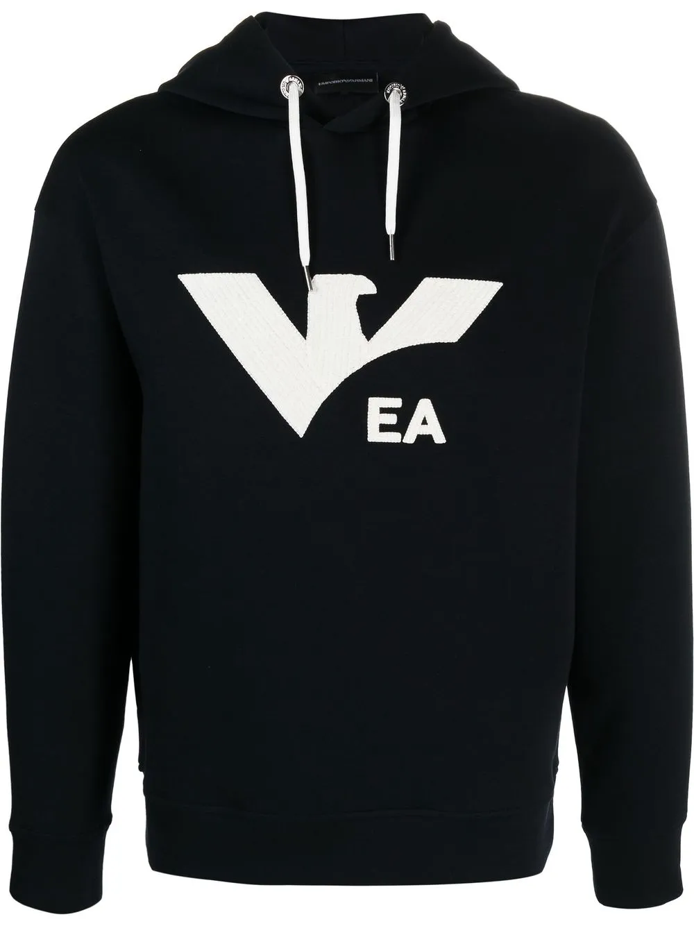 

Emporio Armani hoodie con logo estampado - Azul