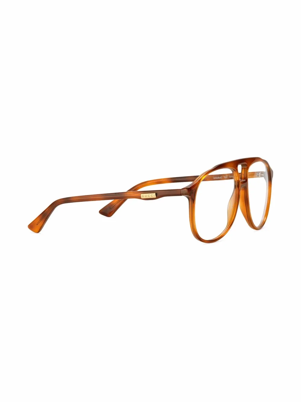 Gucci Eyewear Bril met aviator montuur - Wit
