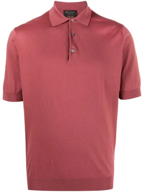 cotton short-sleeve polo shirt