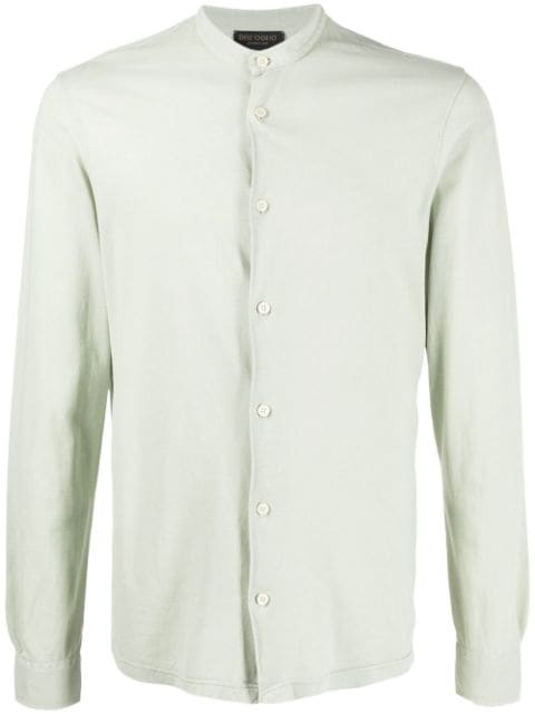 Dell'oglio collarless cotton shirt