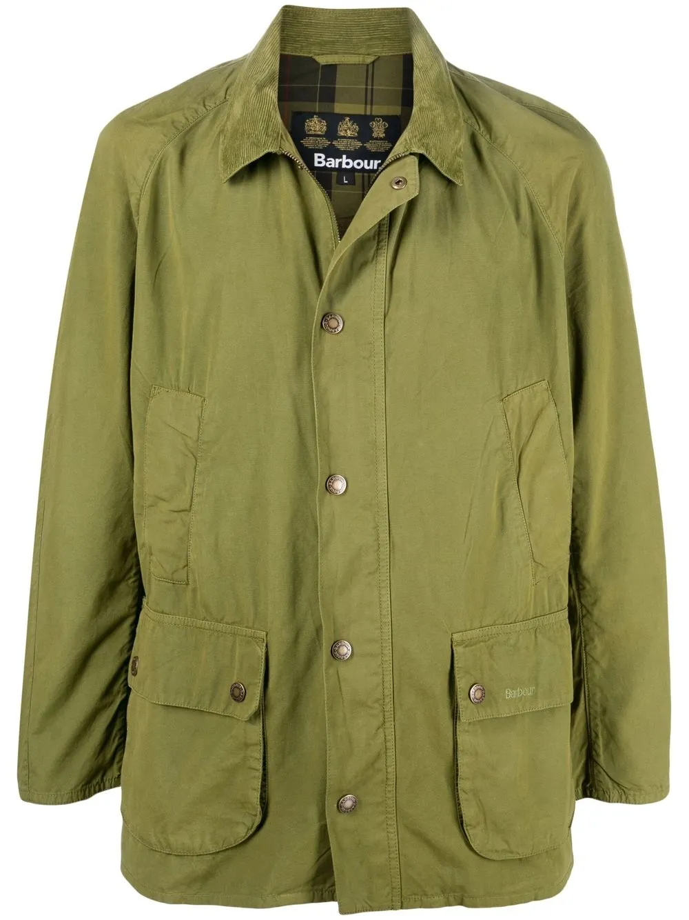 

Barbour sobrecamisa con botones - Verde