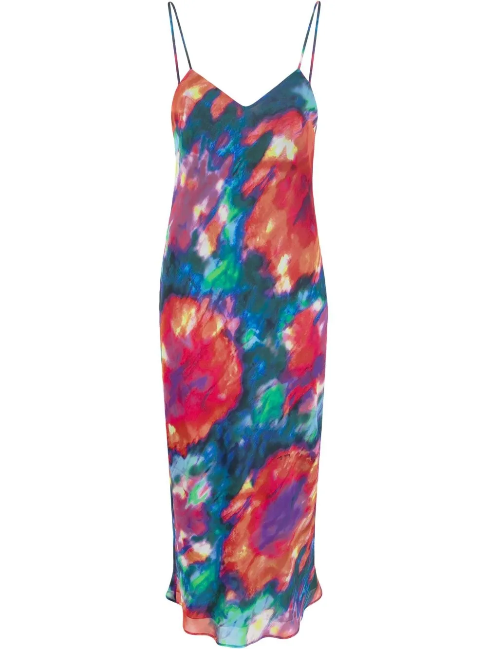 

Patrizia Pepe floral-print sleeveless midi dress - Blue