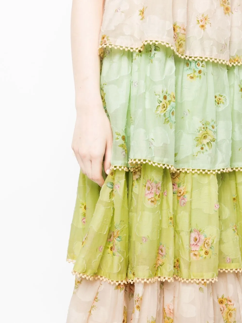 ALEMAIS Clementine Tiered Dress Farfetch