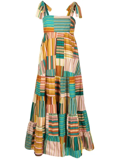 ALEMAIS Sloane tiered organic cotton dress
