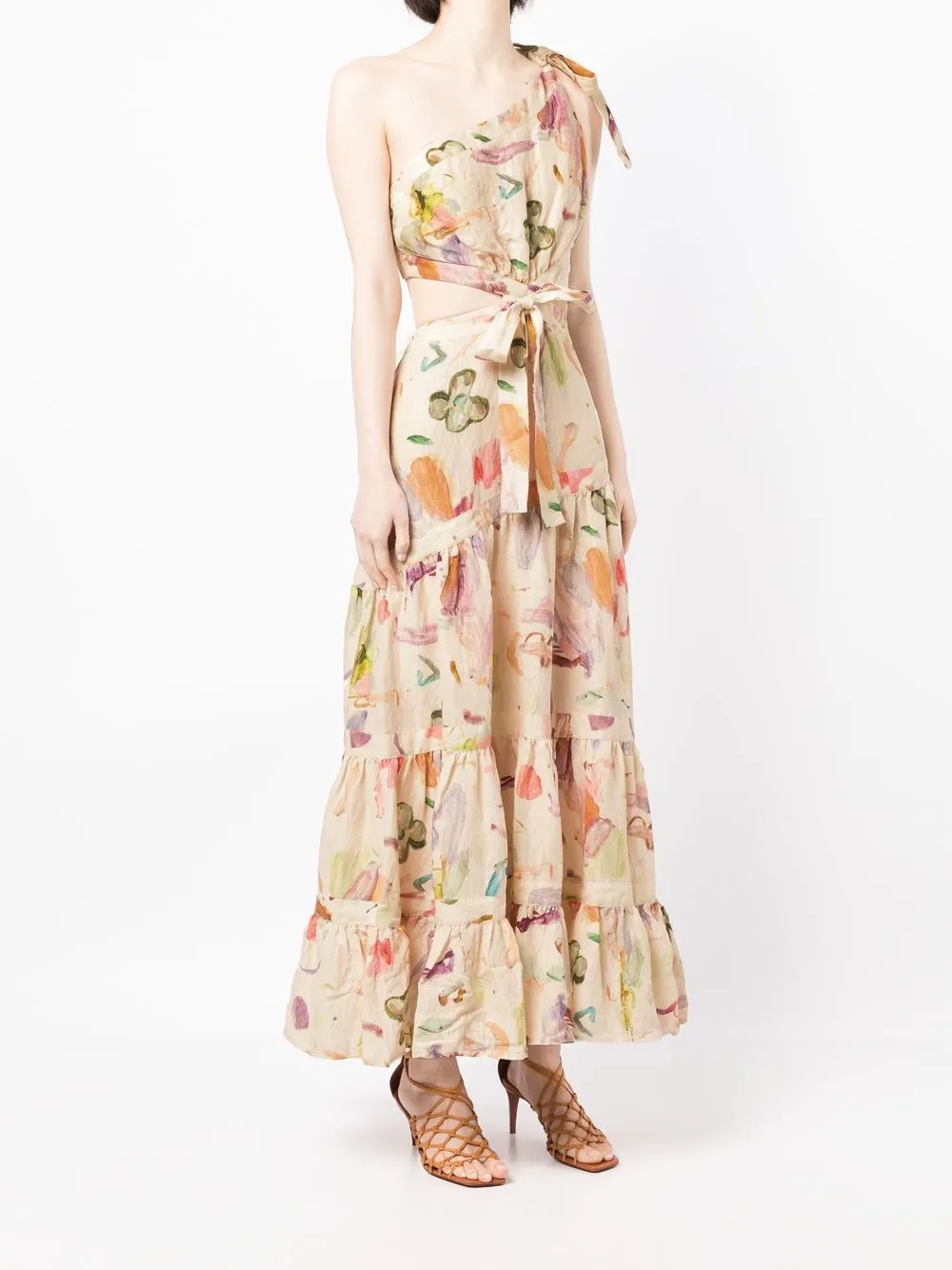 ALEMAIS Annie cut-out one-shoulder Dress - Farfetch