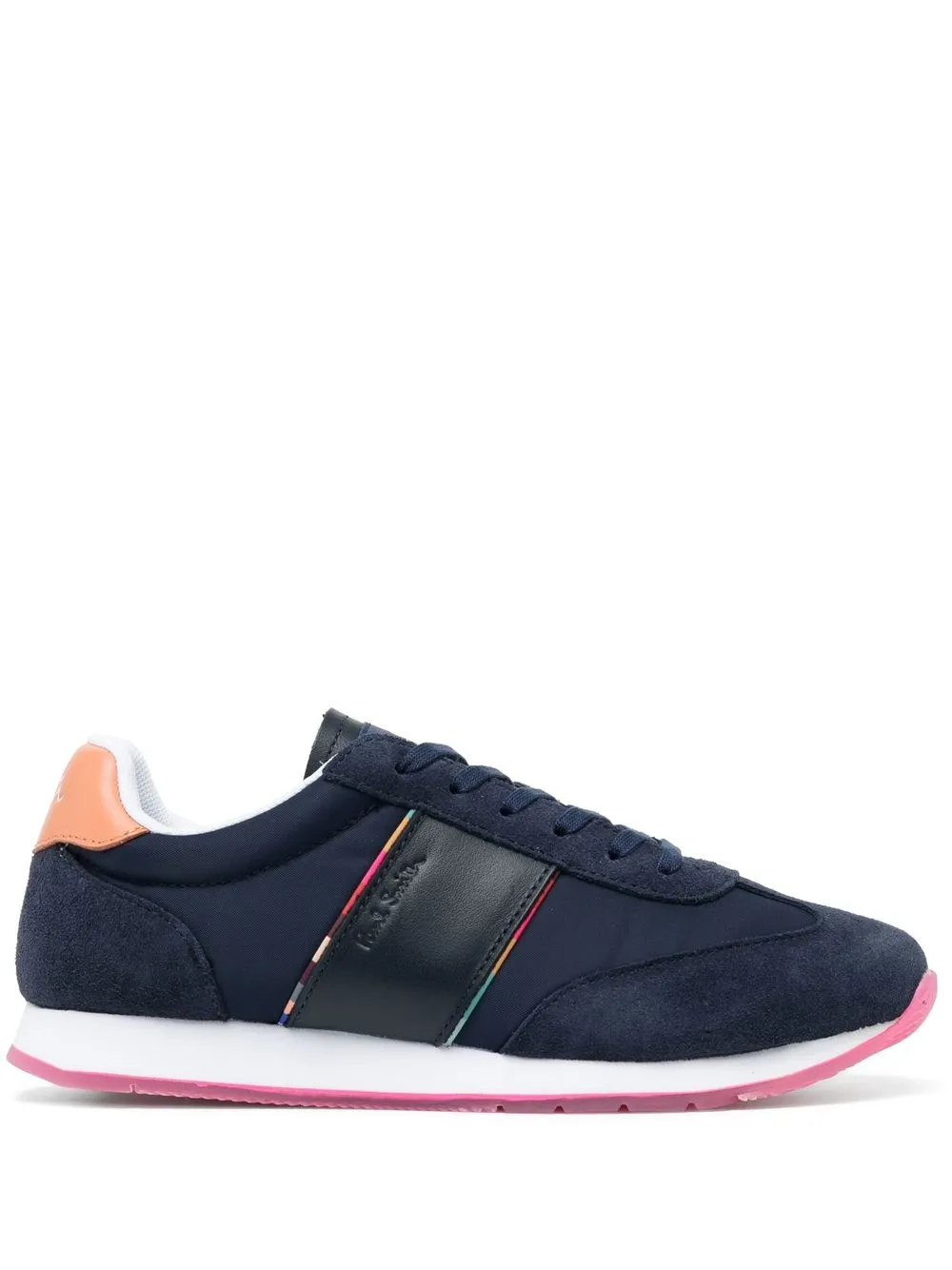 

Paul Smith tenis con logo en relieve - Azul