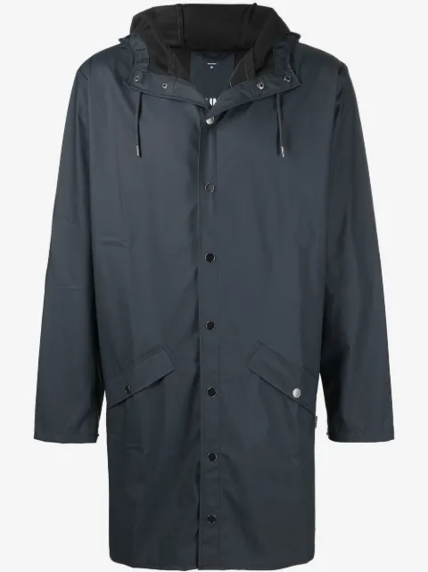 Rains drawstring hood raincoat