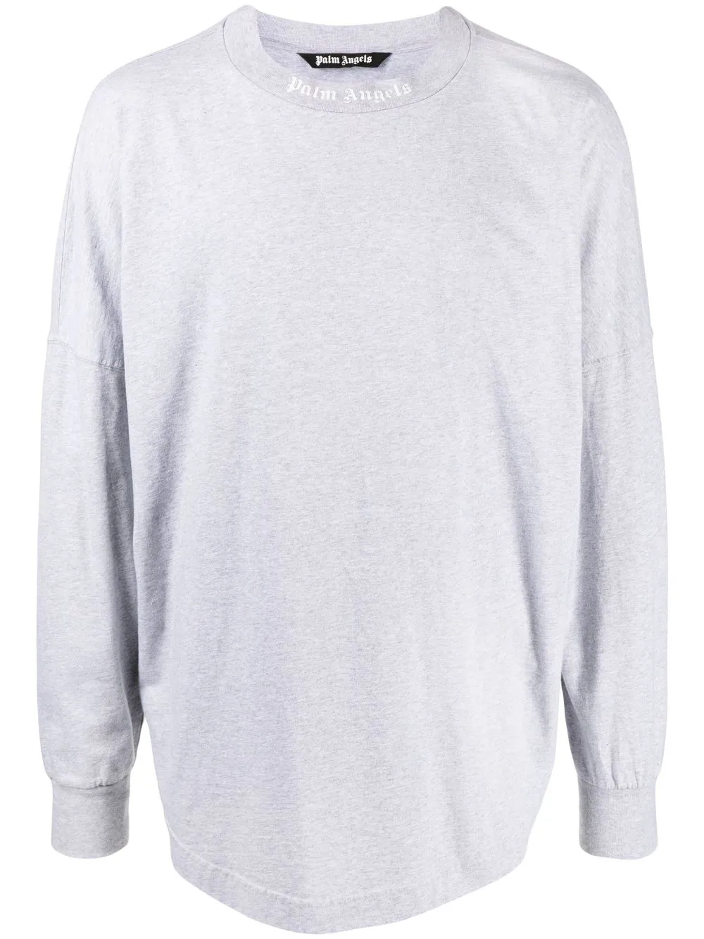 

Palm Angels logo-print long-sleeve top - Grey