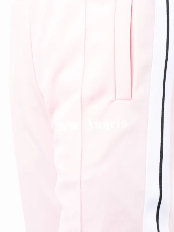 Palm Angels logo-print Track Pants | Pink | FARFETCH