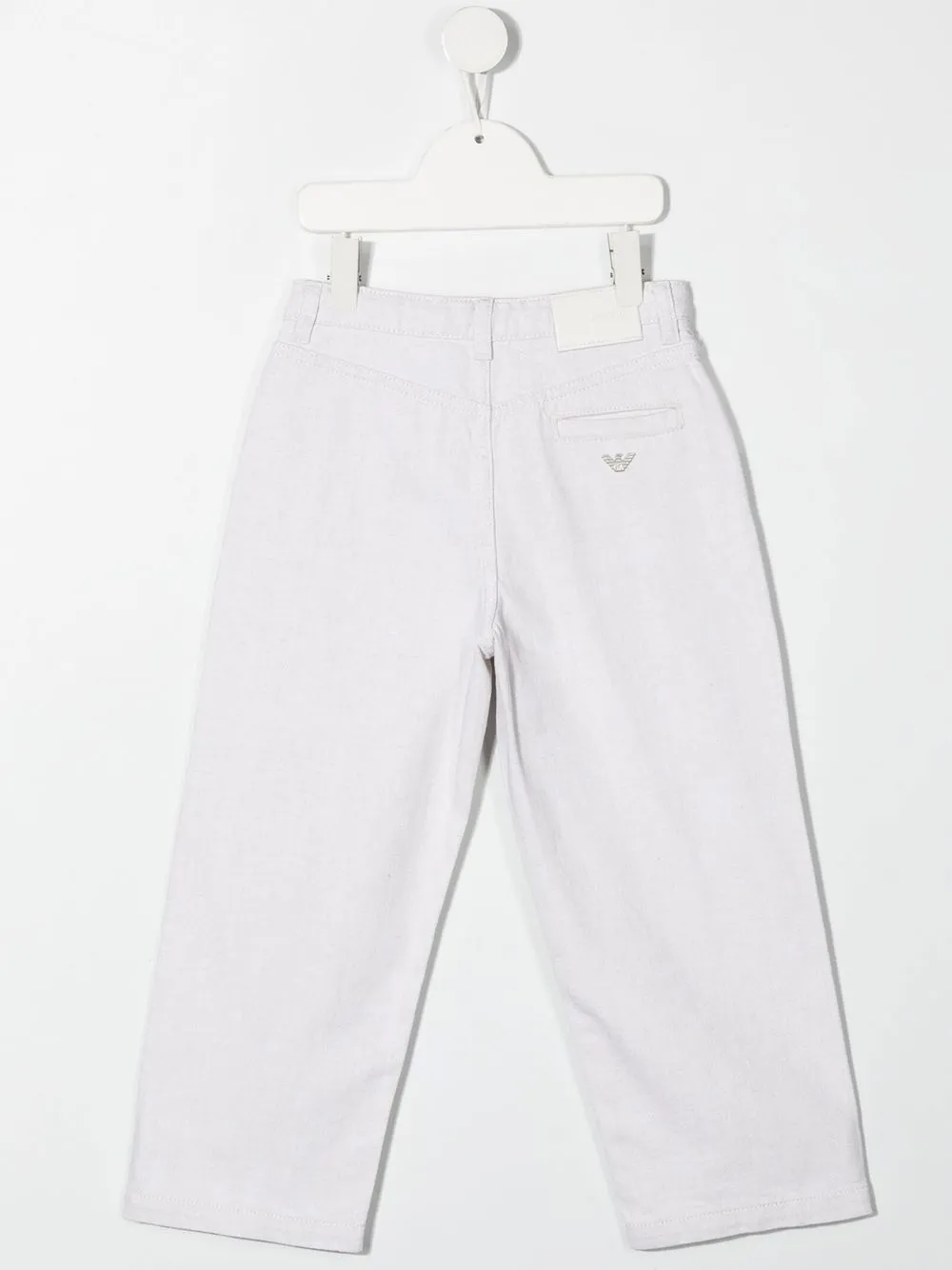 Emporio Armani Kids Broek met opgestikte zakken - Beige