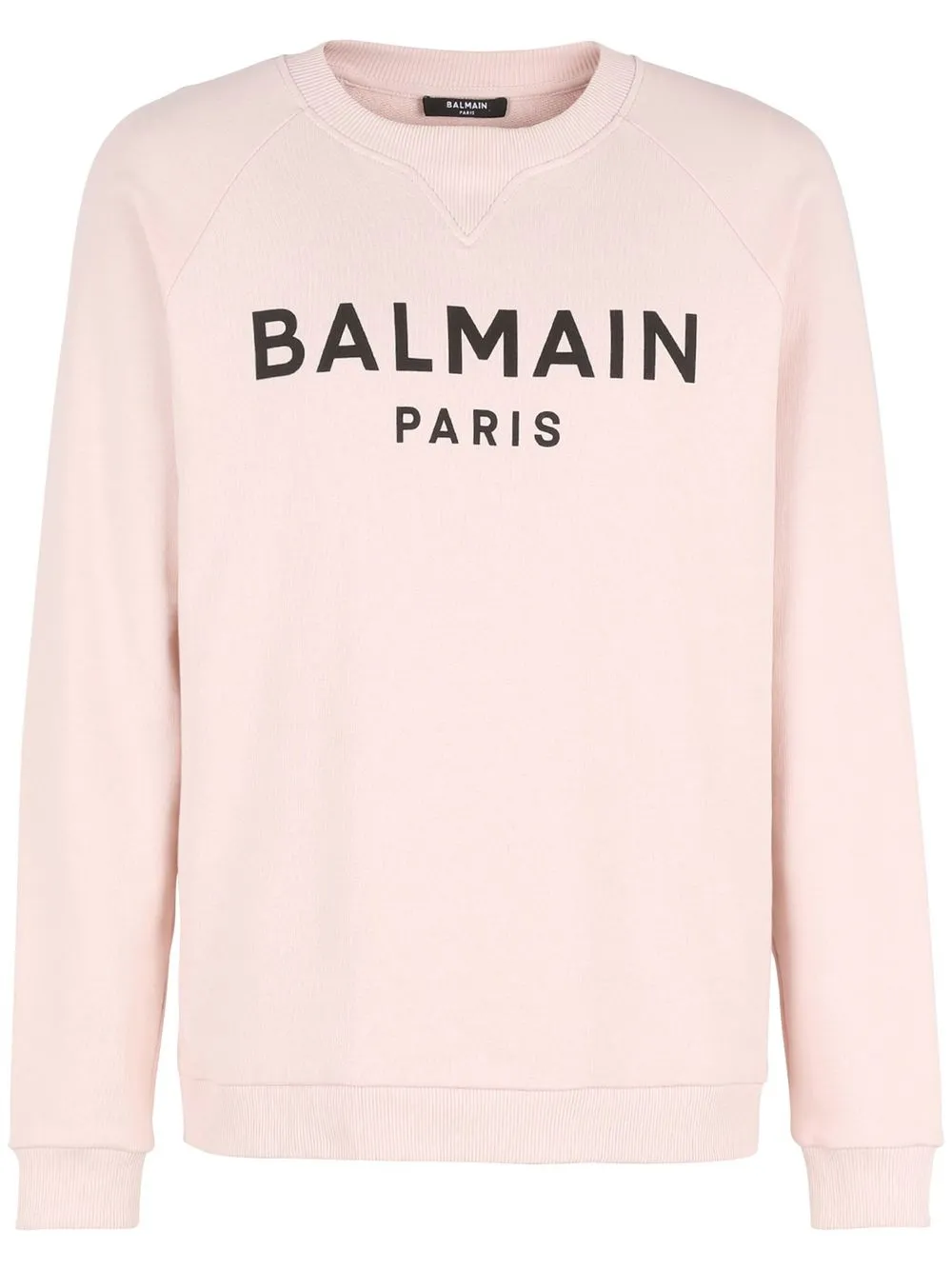 

Balmain logo-print cotton sweatshirt - Pink