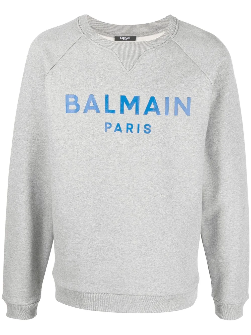 

Balmain logo-print cotton sweatshirt - Grey