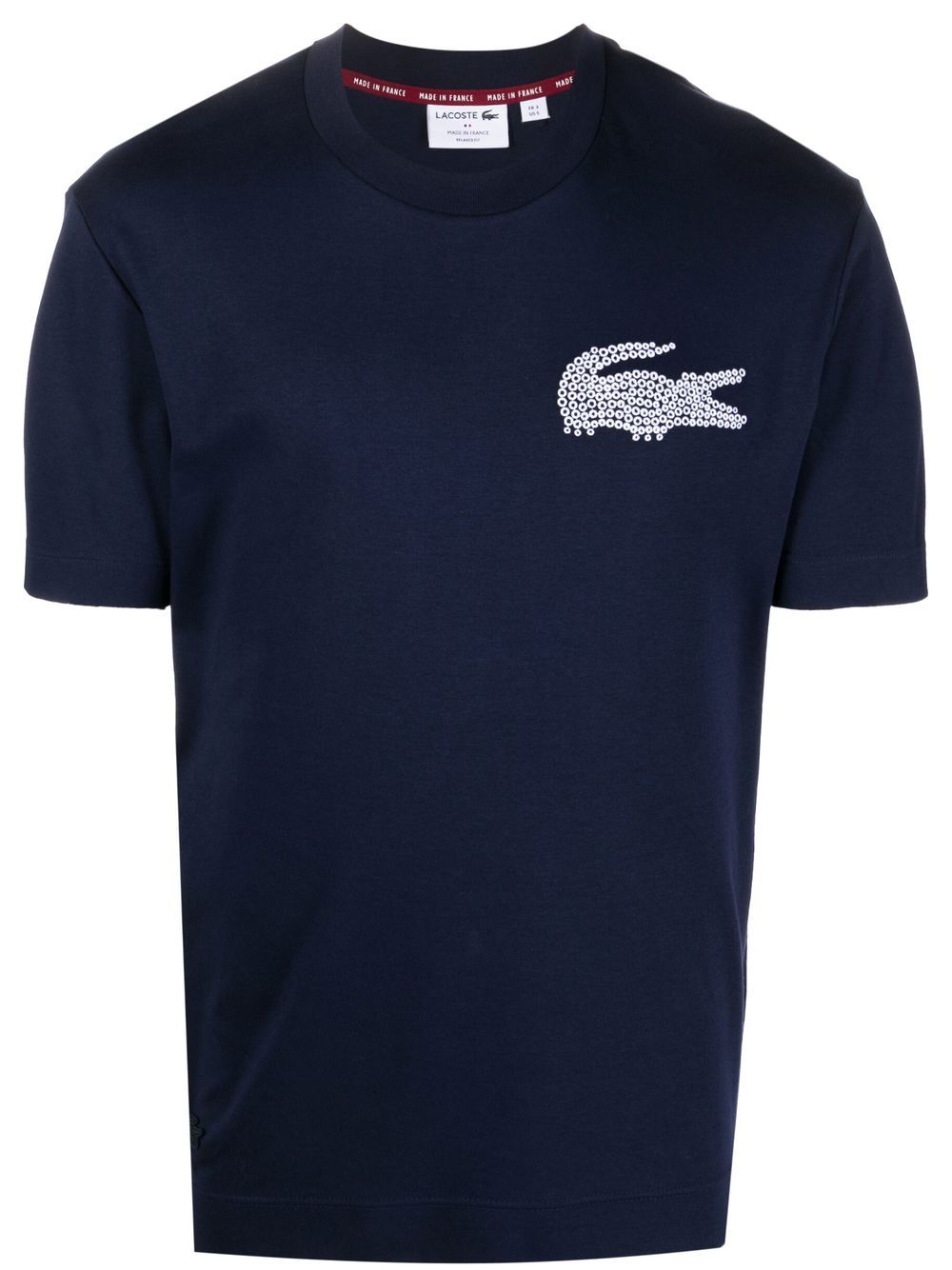 

Lacoste logo-print cotton T-Shirt - Blue