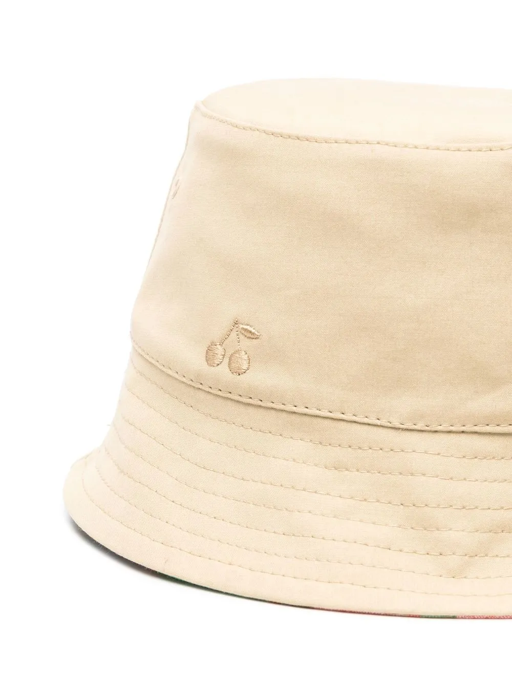 Bonpoint Vissershoed met borduursels - Beige
