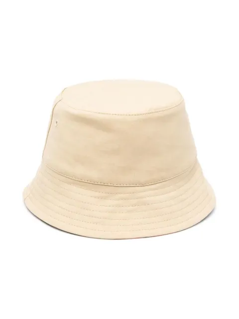 Bonpoint embroidered-cherry bucket hat