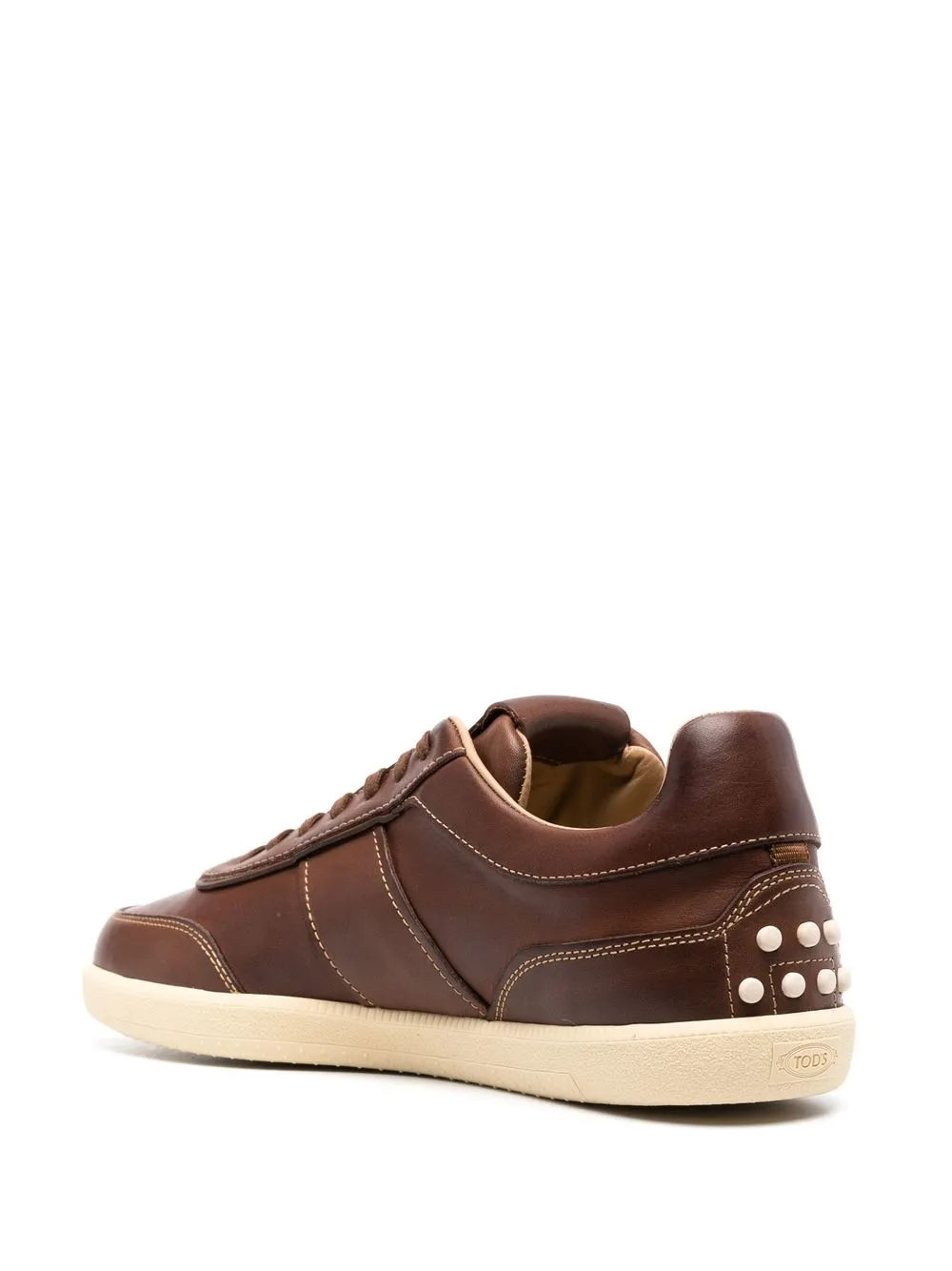 Tod's Low-top leren sneakers Bruin