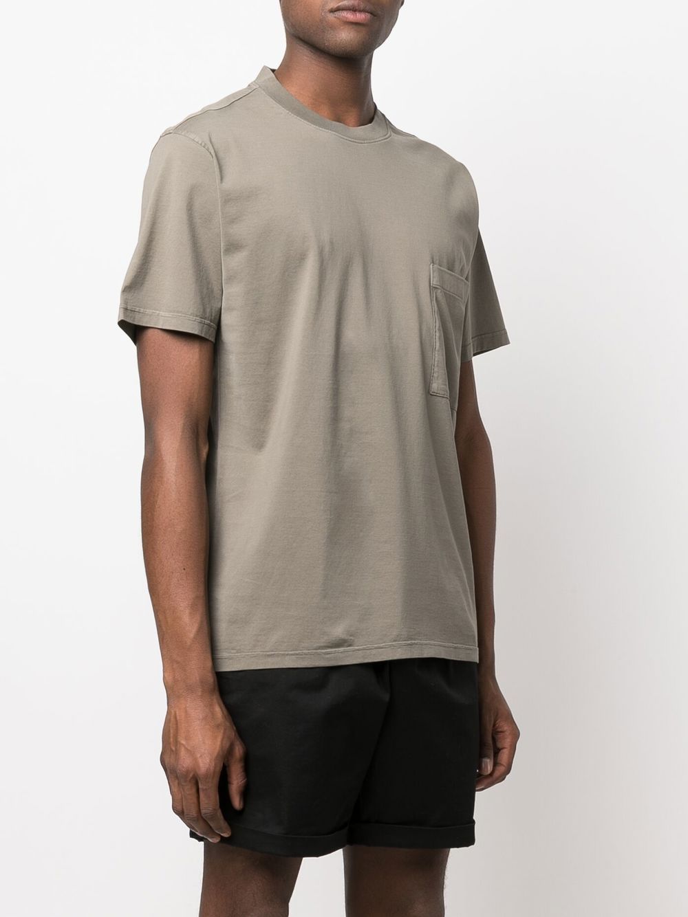 Shop Dell'oglio Cotton Short-sleeve T-shirt In Green