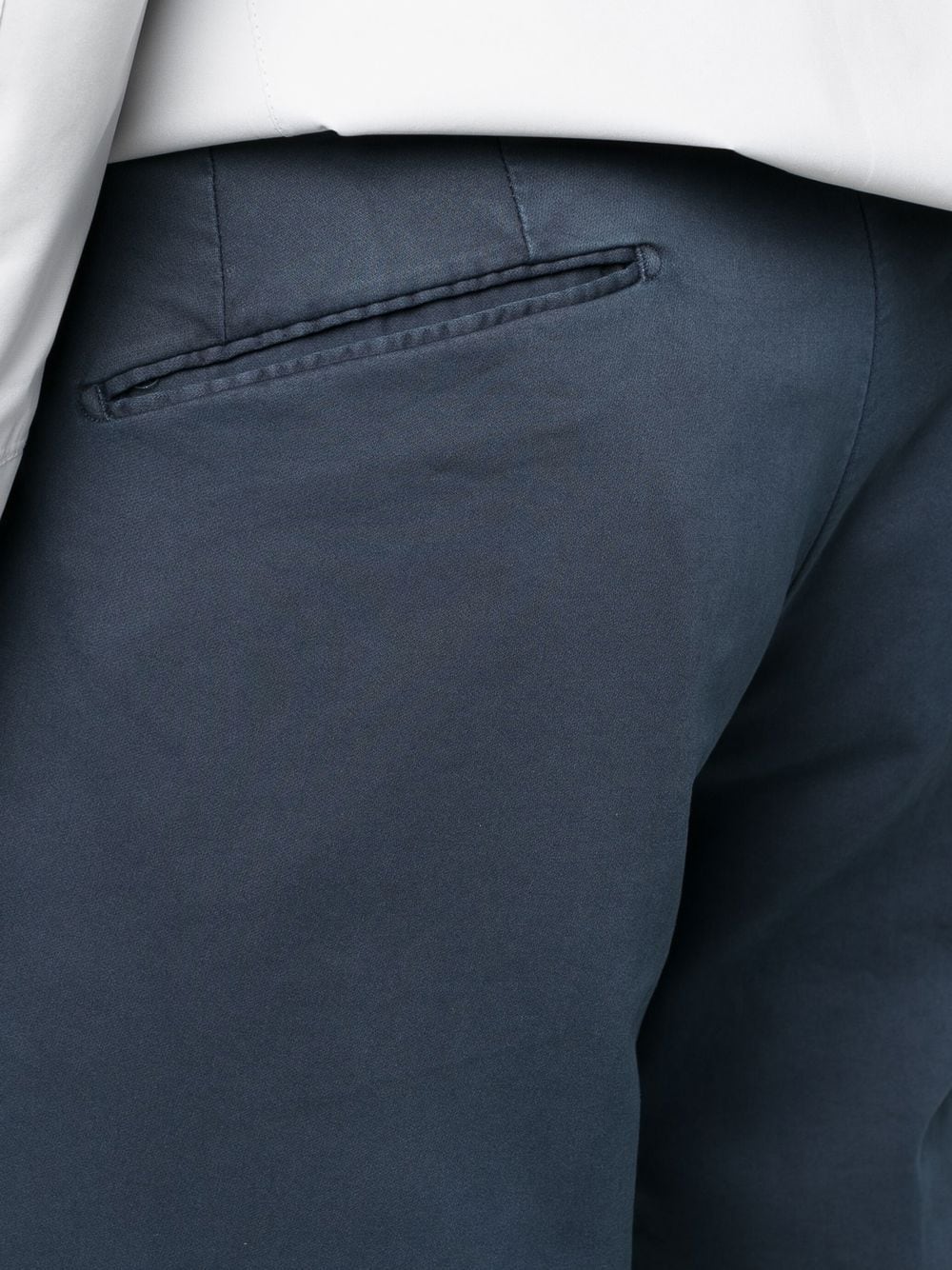 Shop Dell'oglio Slim-cut Chino Trousers In Blue