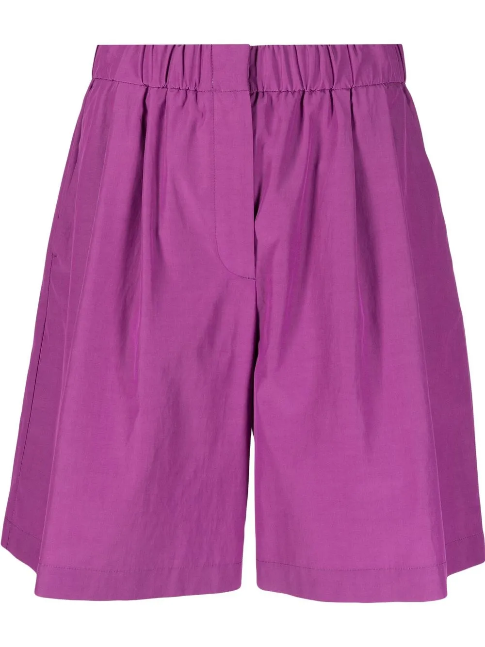 

MSGM shorts con tiro alto - Rosado