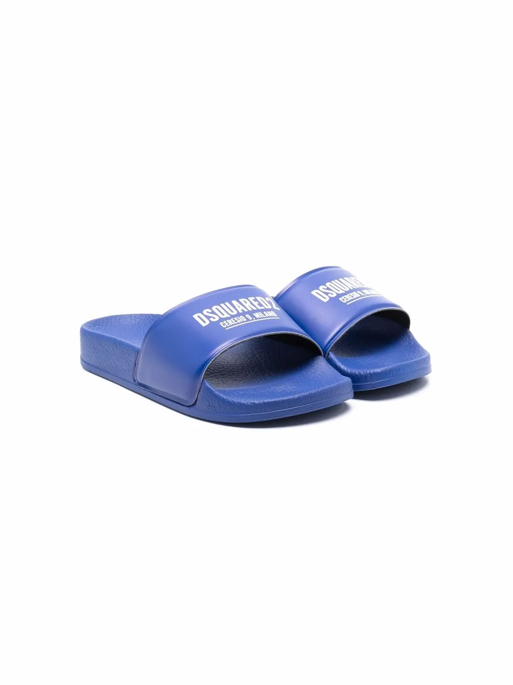 

Dsquared2 Kids flip flops con logo estampado - Azul