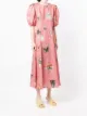 ALEMAIS Cleo graphic-print Midi Dress - Farfetch