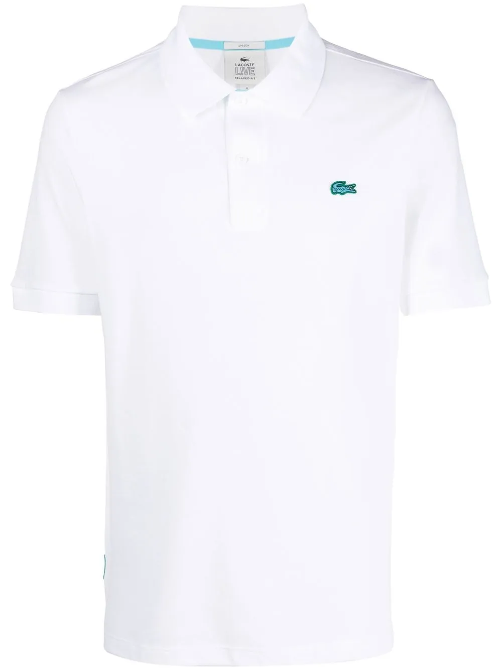 

Lacoste logo-patch short-sleeved polo shirt - White