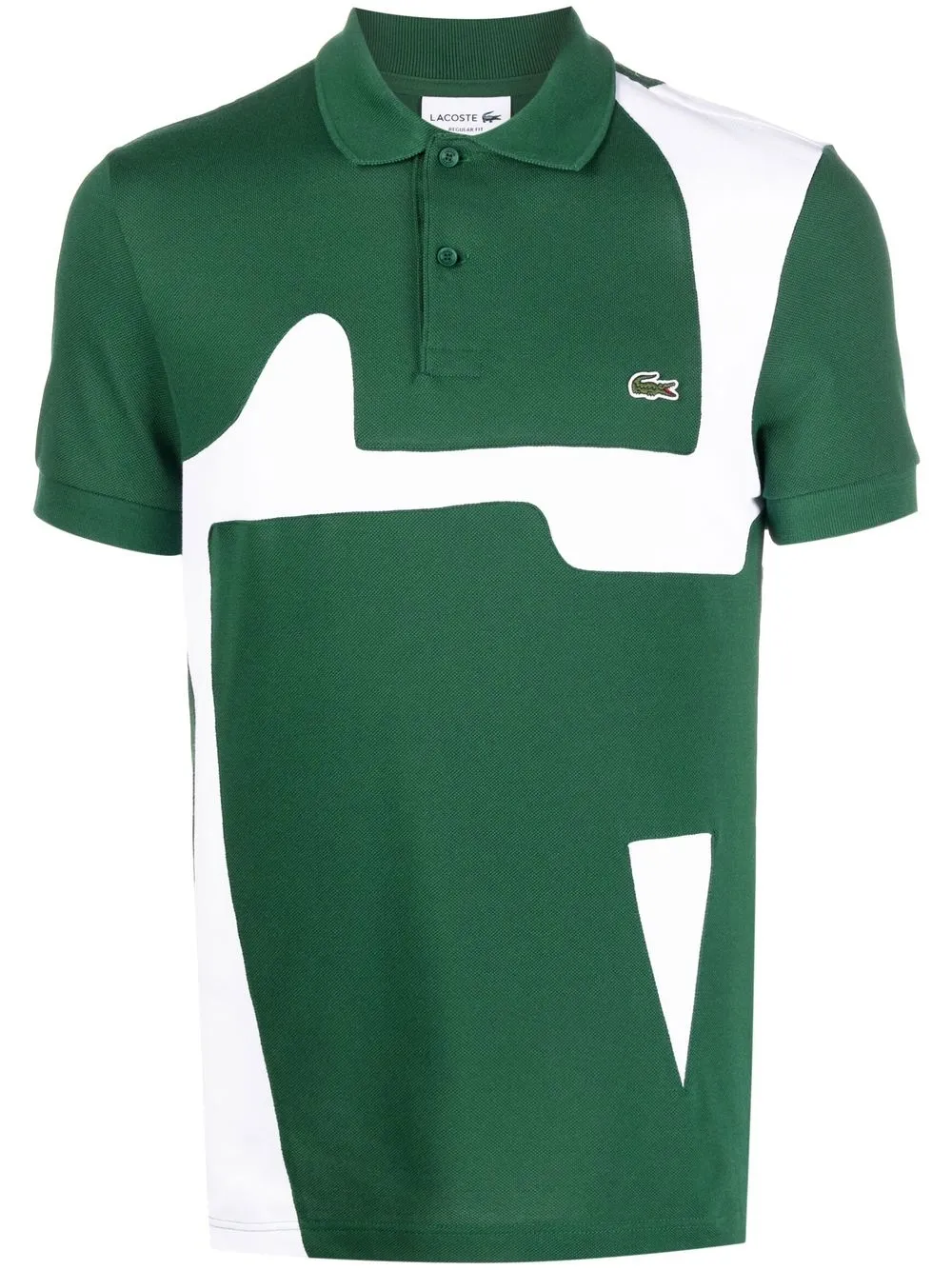 

Lacoste logo-patch short-sleeved polo shirt - Green