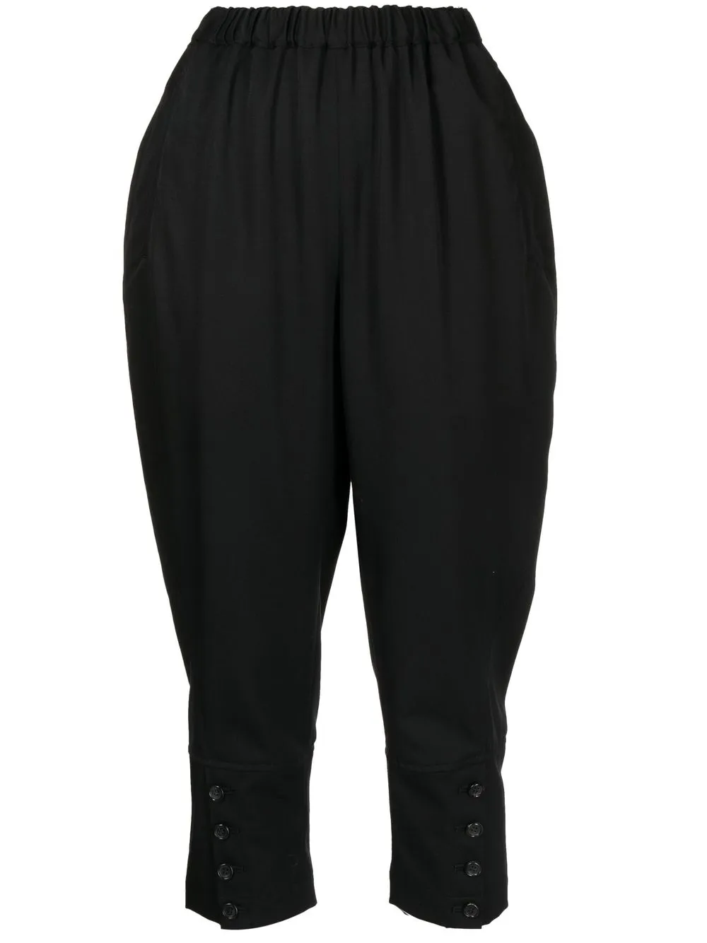 

Comme Des Garçons Comme Des Garçons pantalones de vestir capri - Negro