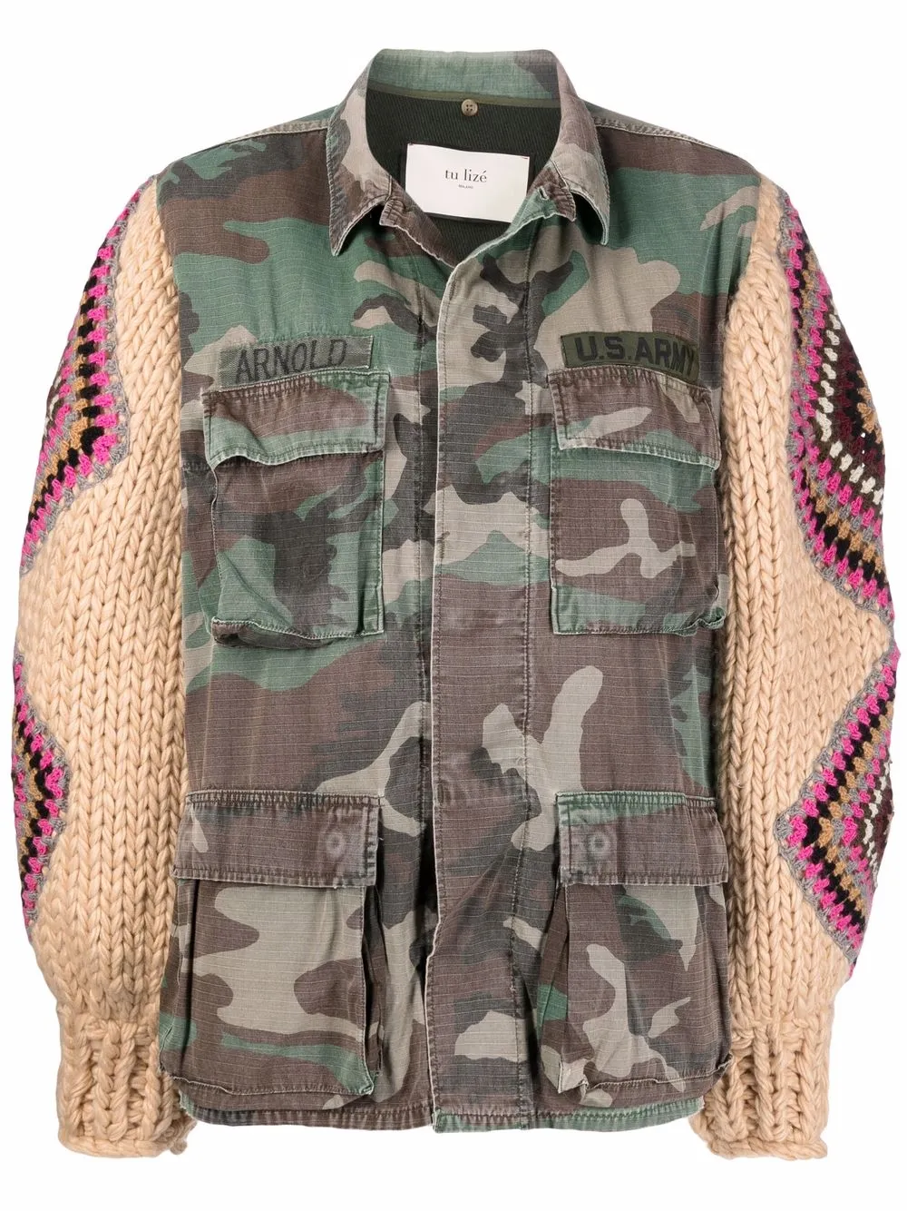 

TU LIZE' Army Of Love bomber jacket - Green