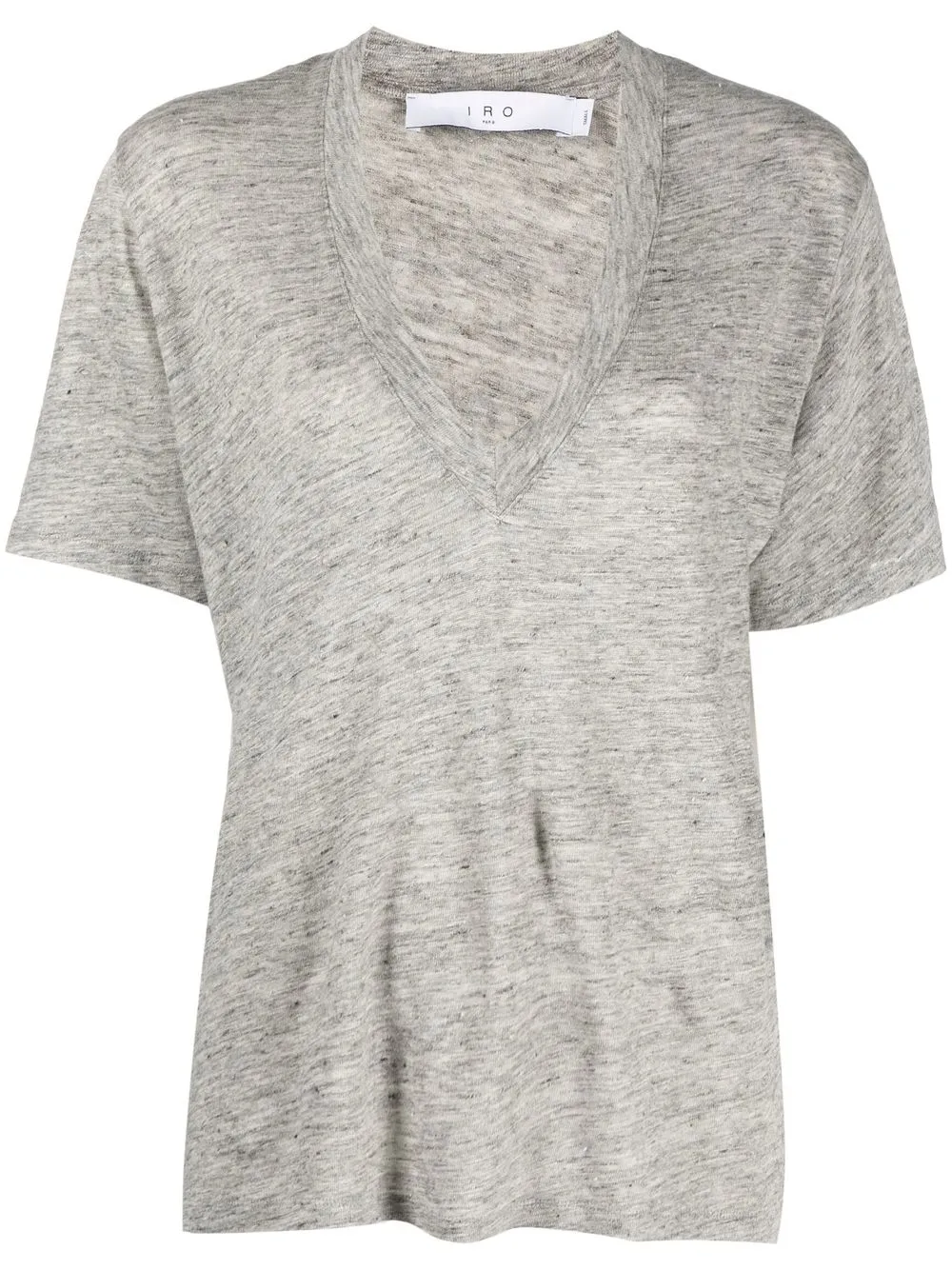 

IRO playera con cuello en V - Gris