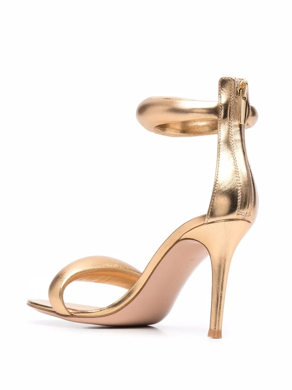 Gianvito Rossi Bijoux leren muiltjes Geel