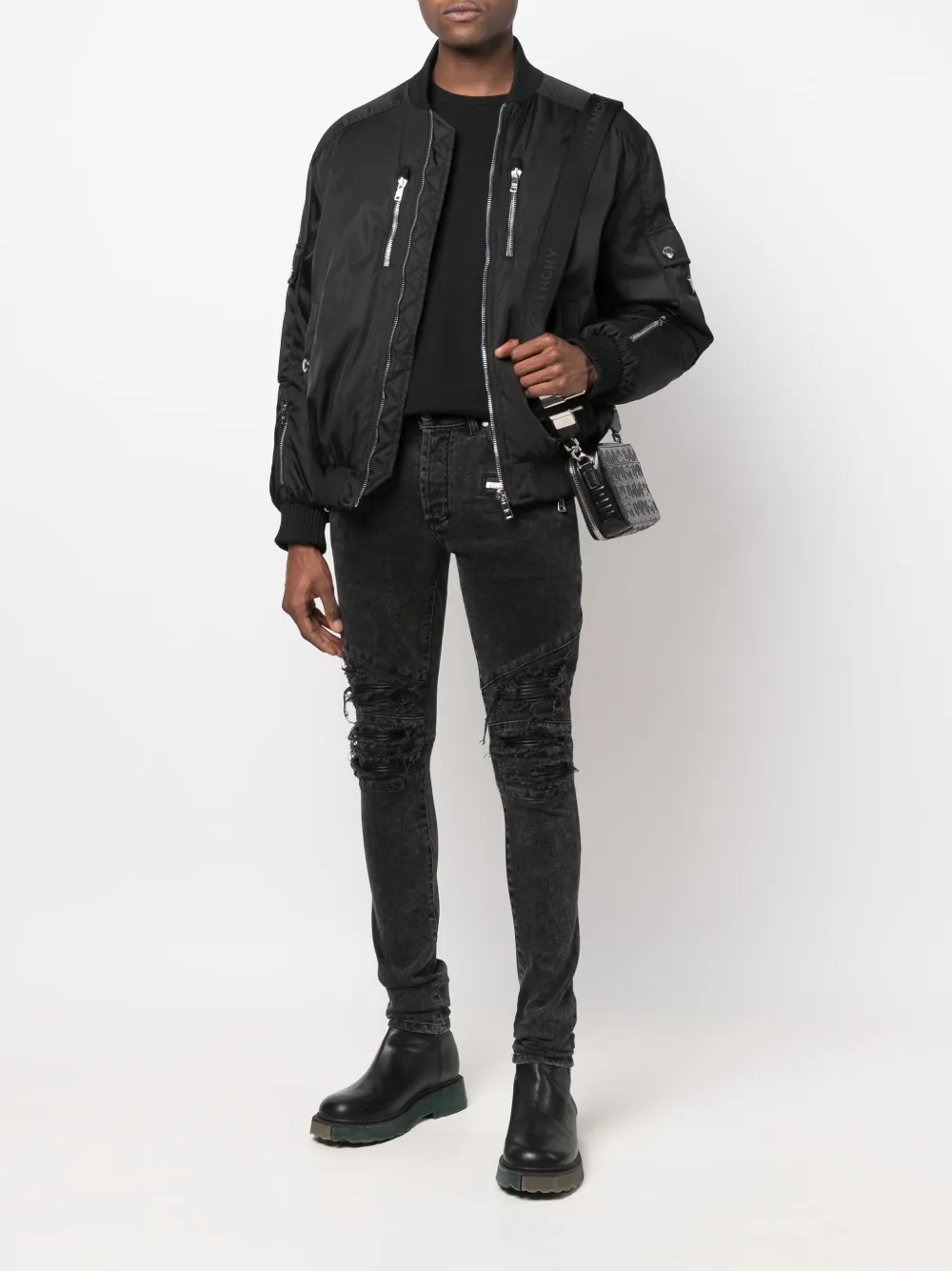 Balmain raw-cut skinny jeans | Skinny Jeans | Image 2