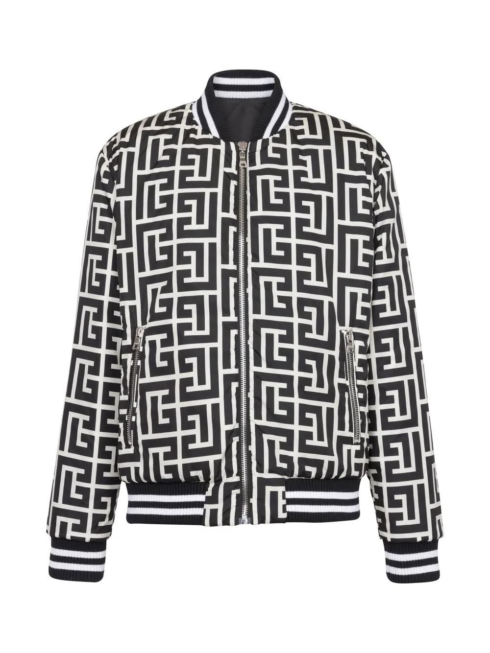 Cheap Balmain quilted bomber jacket Men