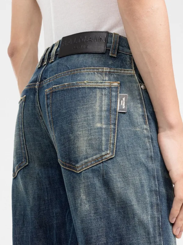 Balmain shop jeans farfetch
