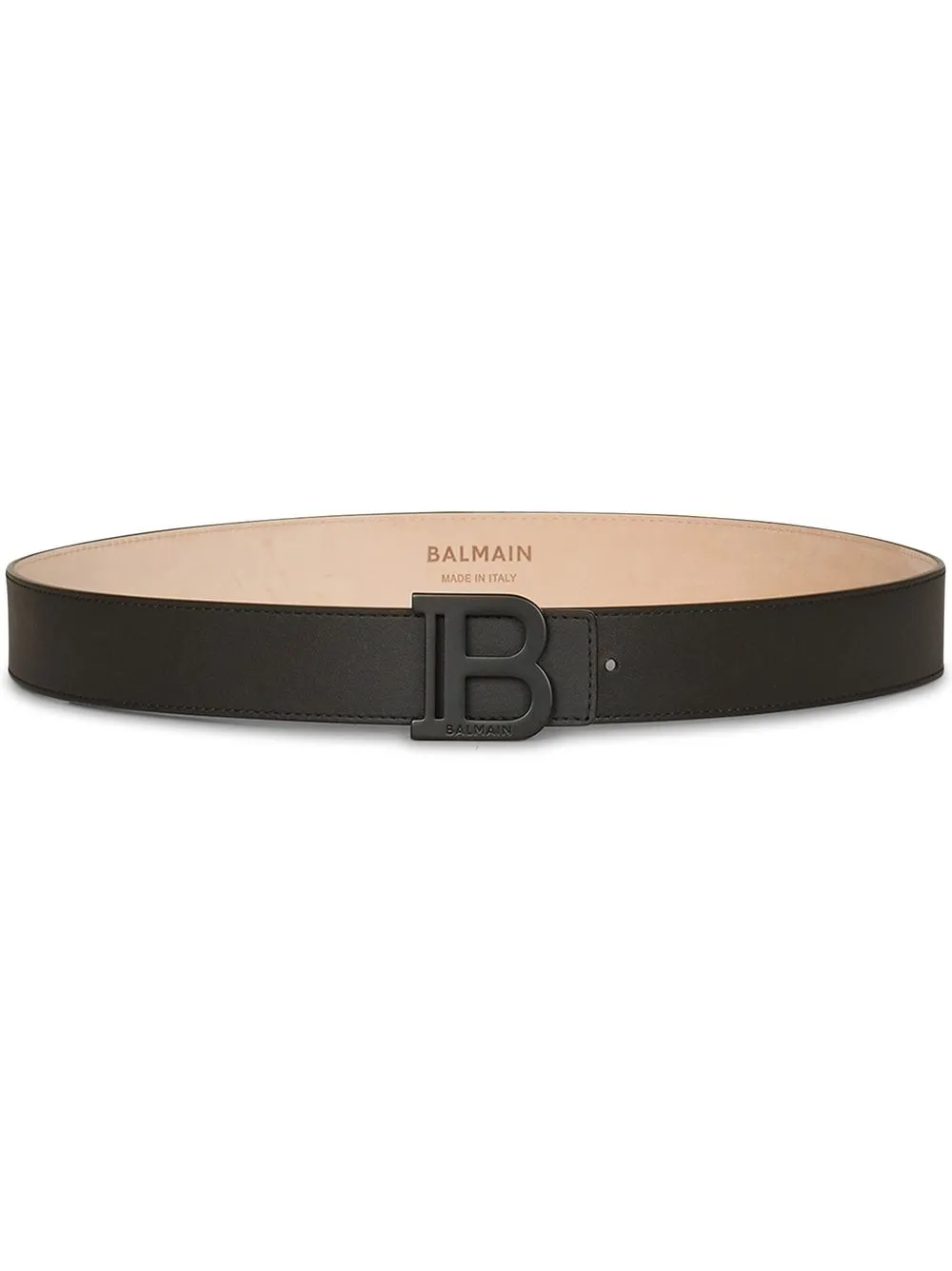 

Balmain cinturón con hebilla B - Negro