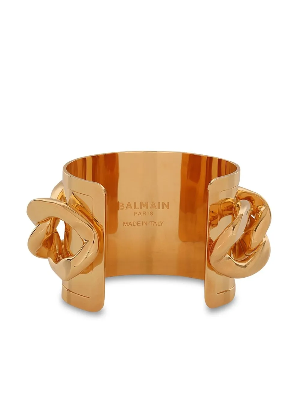 Balmain チェーンリンク カフブレスレット | ゴールドトーン