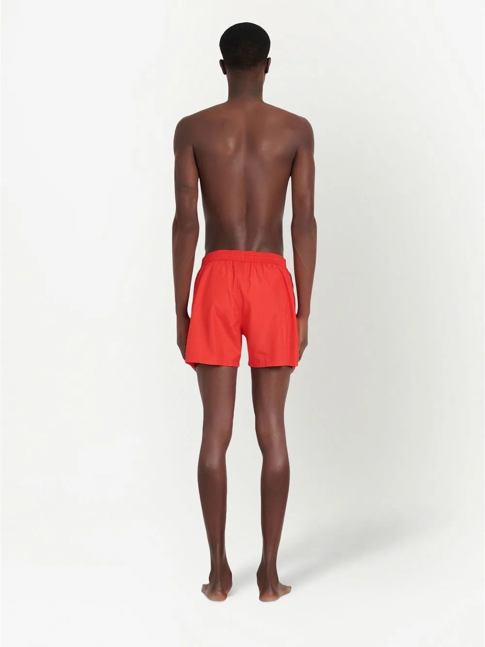 Cheap Balmain metallic-logo swim shorts Men