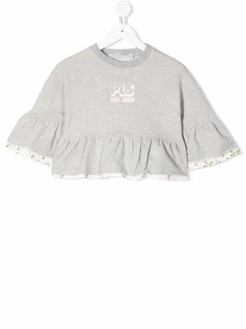 Philosophy Di Lorenzo Serafini Kids Moletom com acabamento de babados 