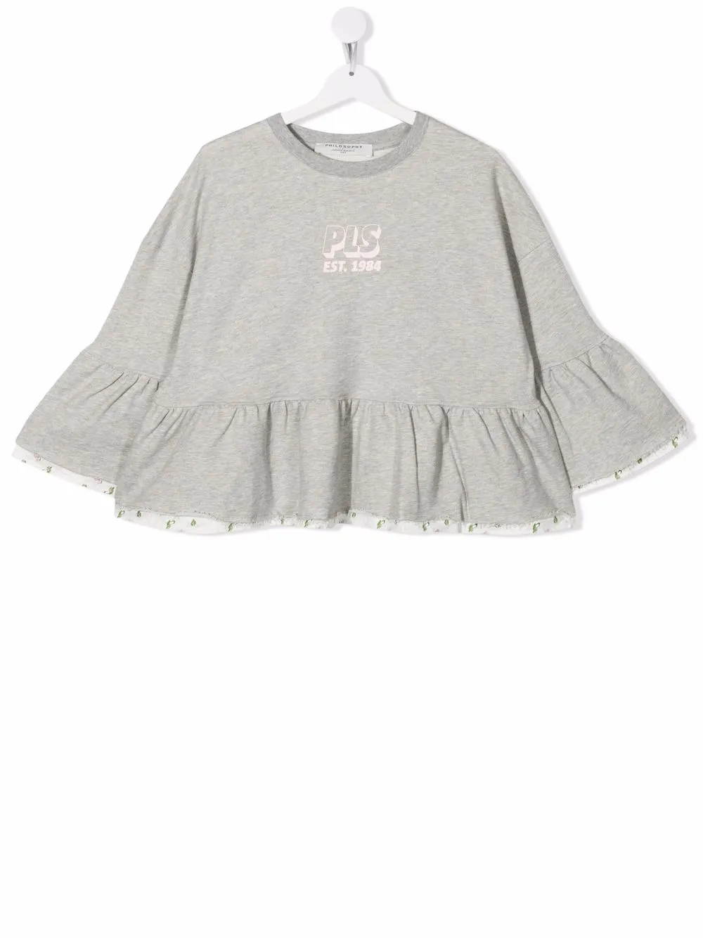 

Philosophy Di Lorenzo Serafini Kids playera acampanada con logo - Gris